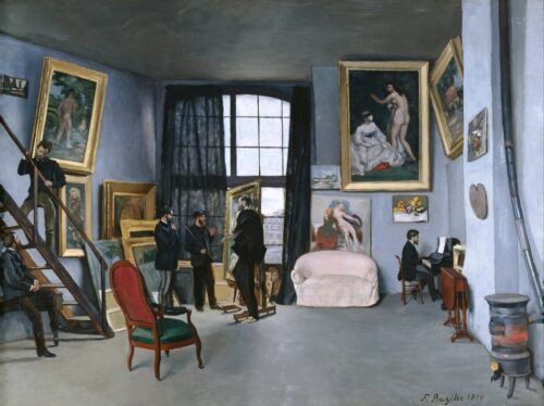 The Painter's Atelier In the Rue de La Condamine, 1870