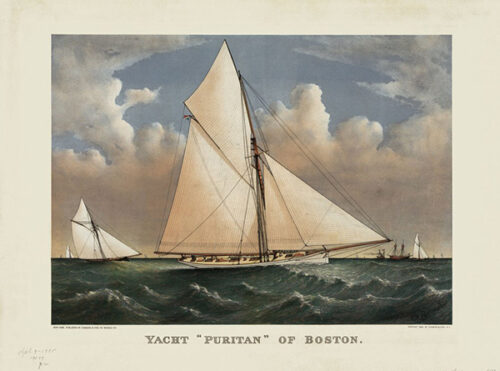 Yacht "Puritan" of Boston