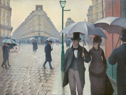 Paris Street in Rainy Weather, 1877