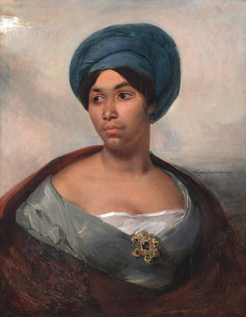 Portrait of a Woman in a Blue Turban, c. 1827