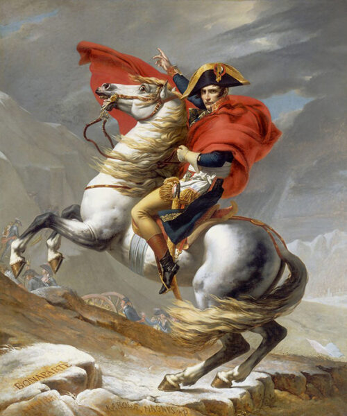 Napoleon Crossing the Apls, 1802