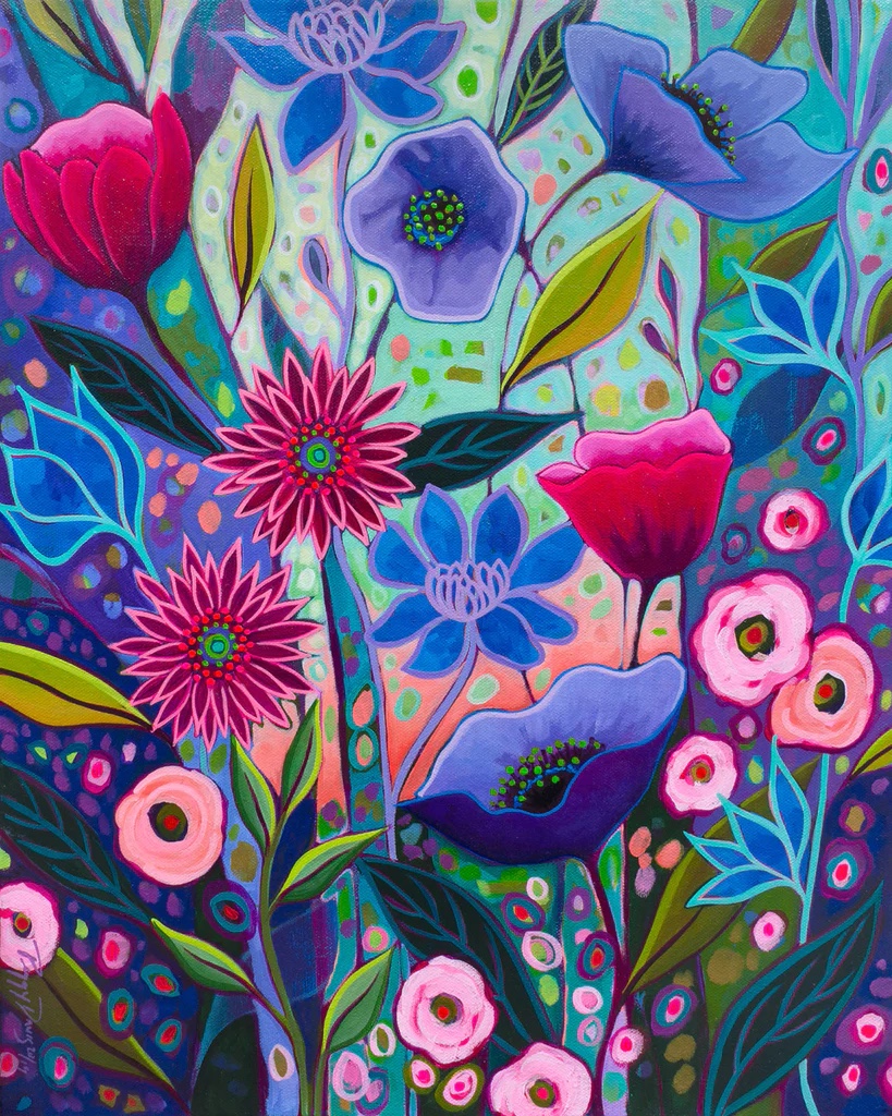 Purple Blossoms I