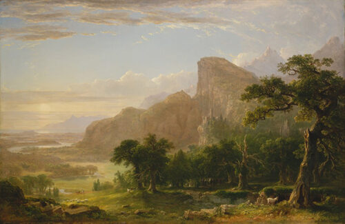 Landscape - Scene from "Thanatopsis", 1850