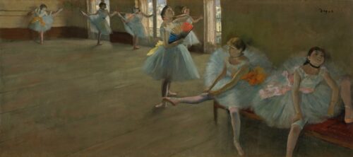 Dancers In the Classroom, c. 1880