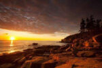 Daybreak On the Maine Coast