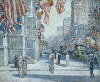 Early Morning On the Avenue in May 1917