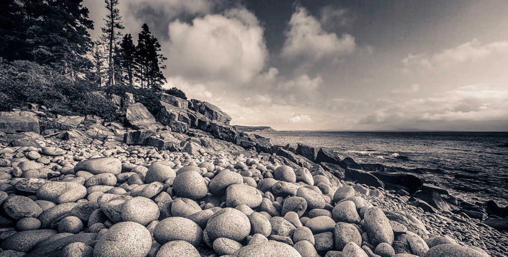 Otter Cliff Coastline