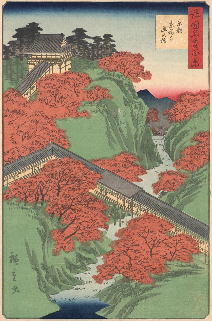 The Tofukuji Temple Atop a Mountain