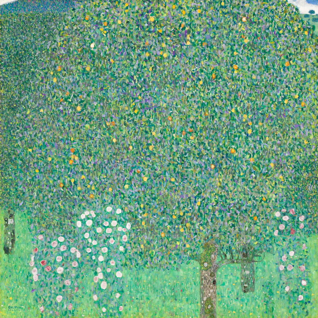 Rosebushes Under the Trees, ca. 1905