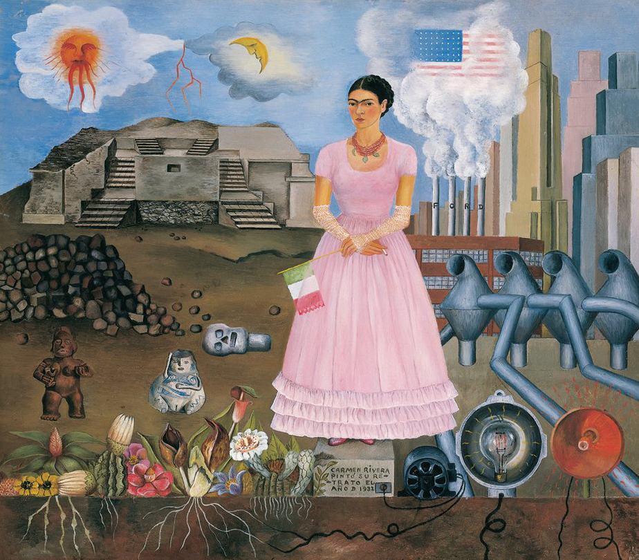 Self-Portrait On the Borderline Between Mexico and the United States, 1932