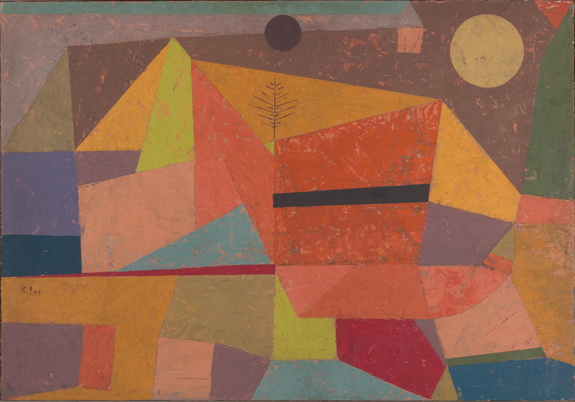 Heitere Gebirgslandschaft (Joyful Mountain Landscape), 1929