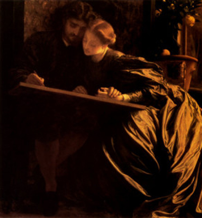 Painter's Honeymoon, about 1864