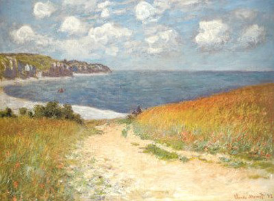 Chemin dans les Bles a Pourville, 1882