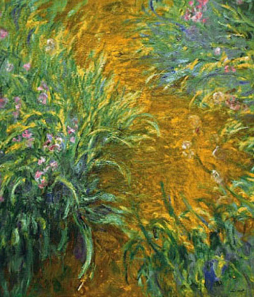 The Path in the Iris Garden