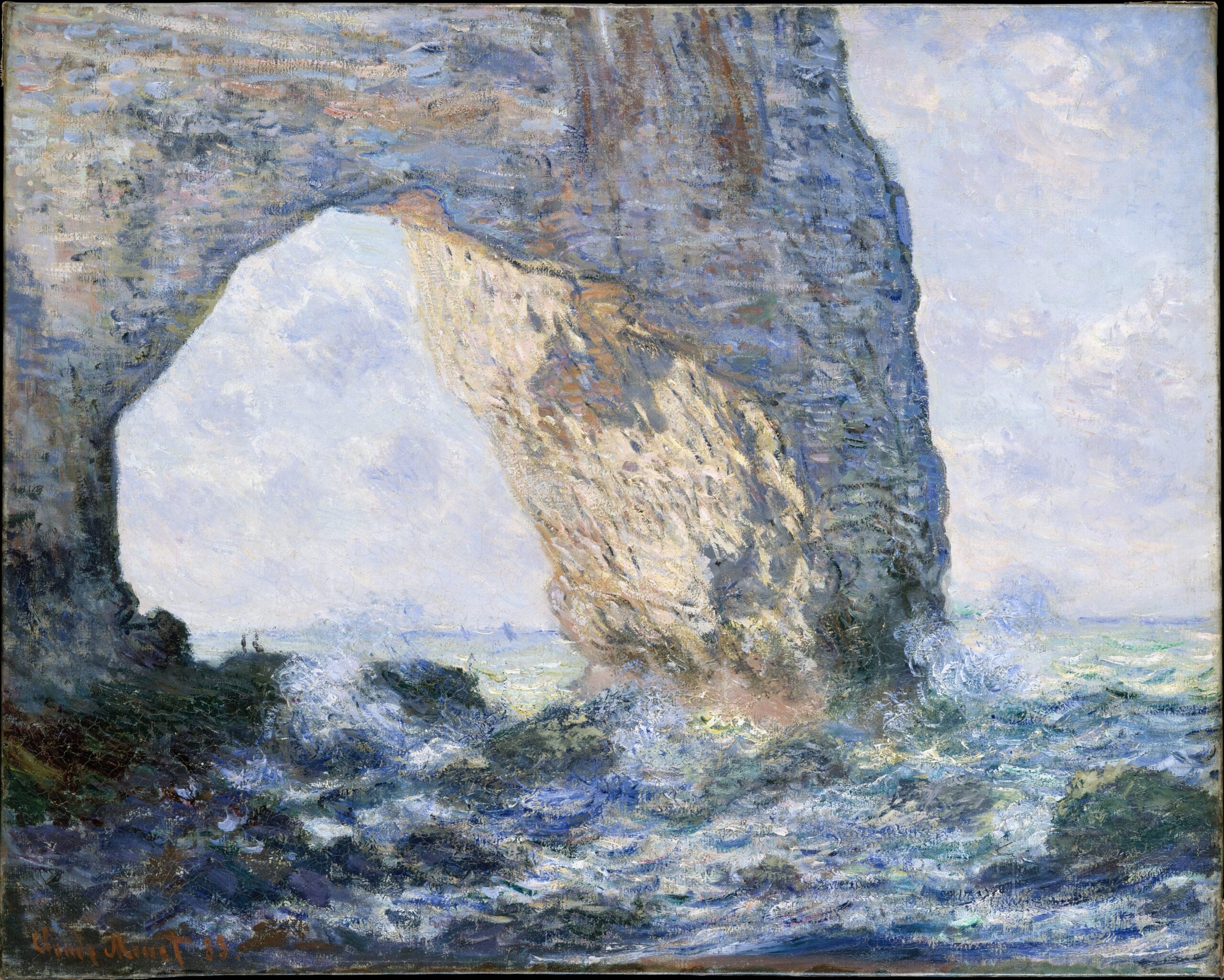 La Manneporte (Etretat), 1883