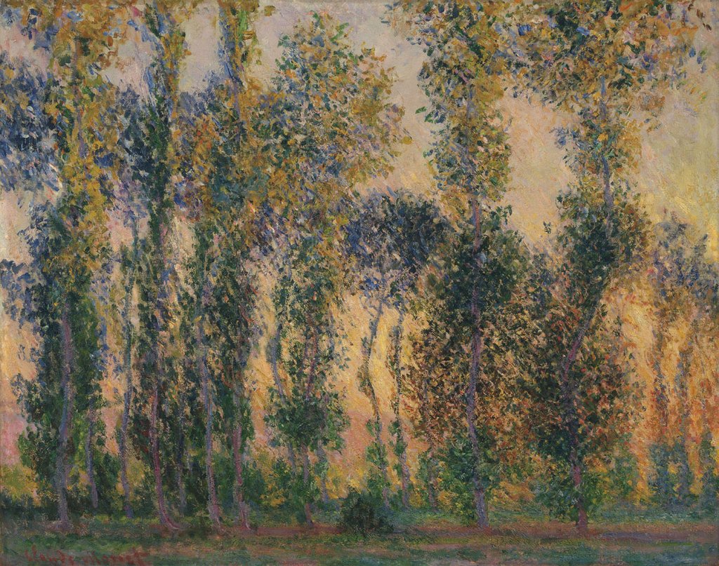 Poplars At Giverny, Sunrise, 1888