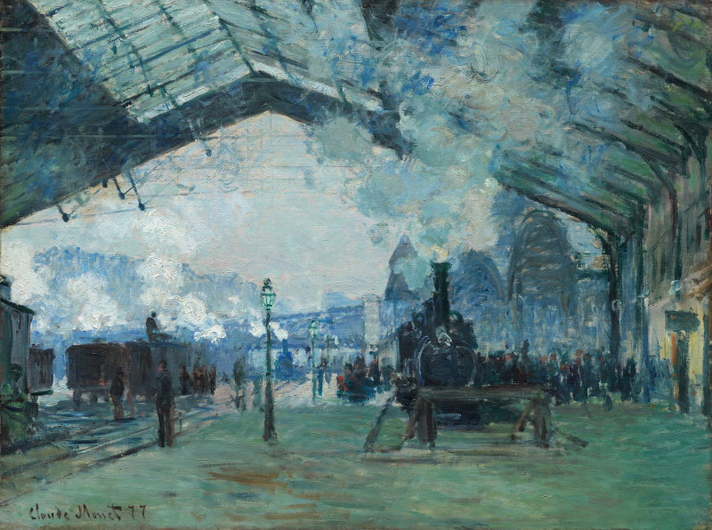 Arrival of the Normandy Train, Gare Saint-Lazare Station, 1877