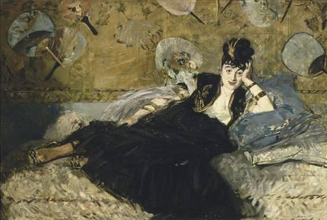 Woman with Fans, 1873