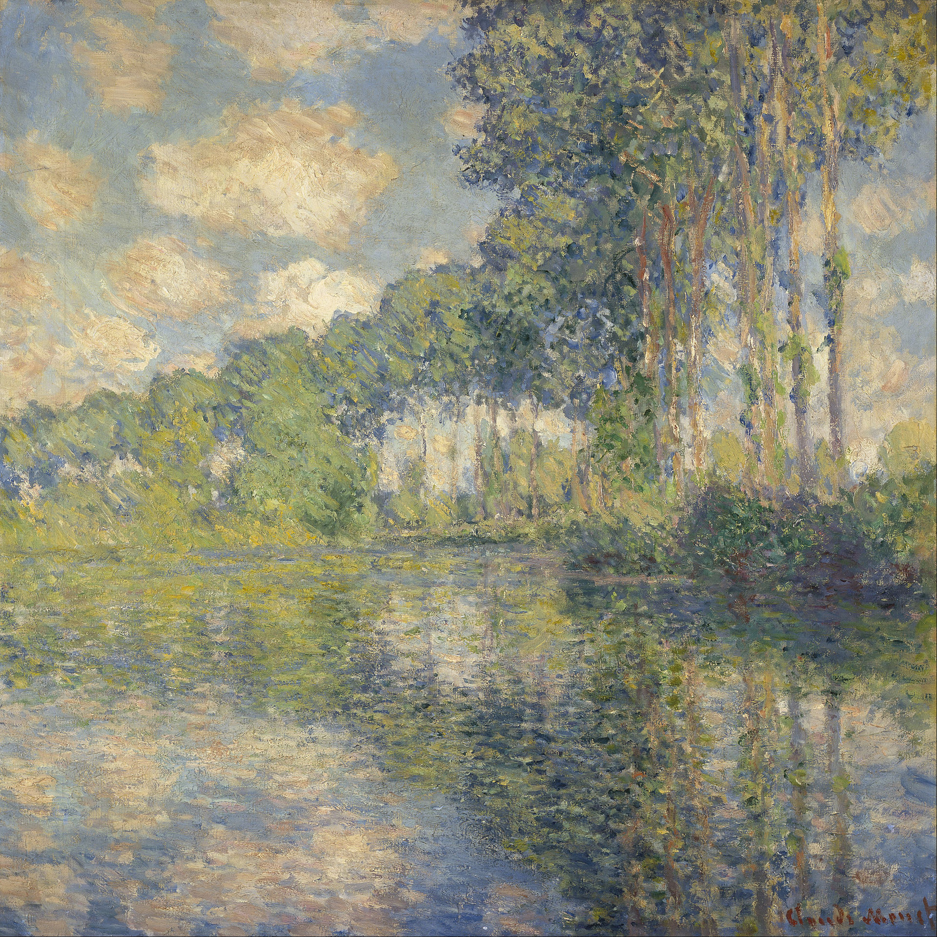 Poplars On the Epte, 1891