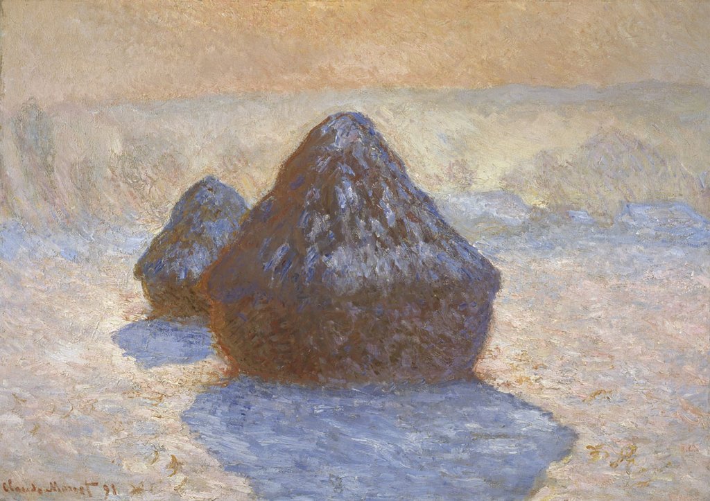 Haystacks, Snow Effect, 1891