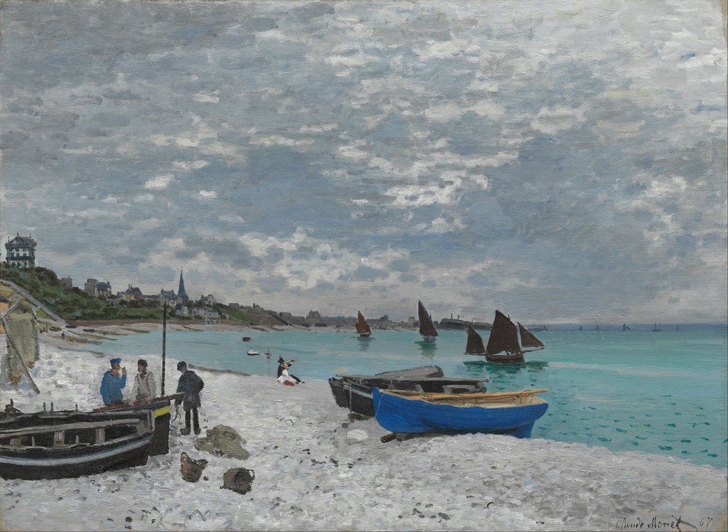 The Beach At Sainte-Adresse, 1867