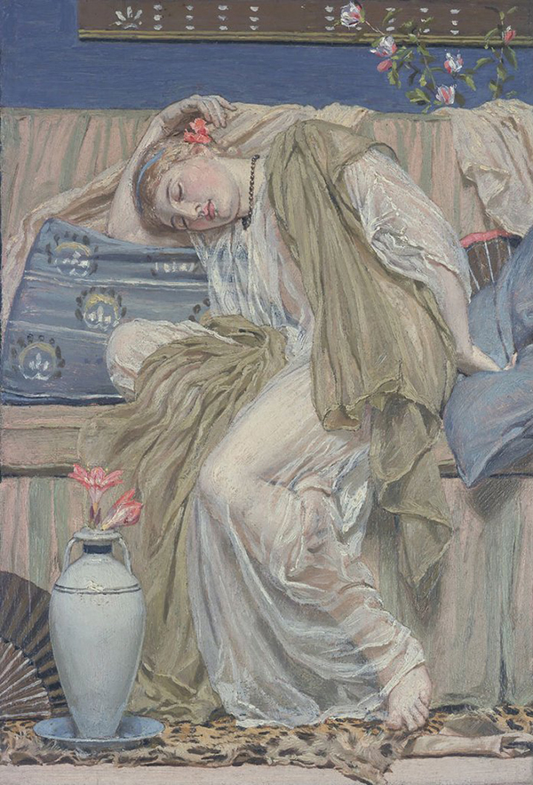 A Sleeping Girl, c. 1875