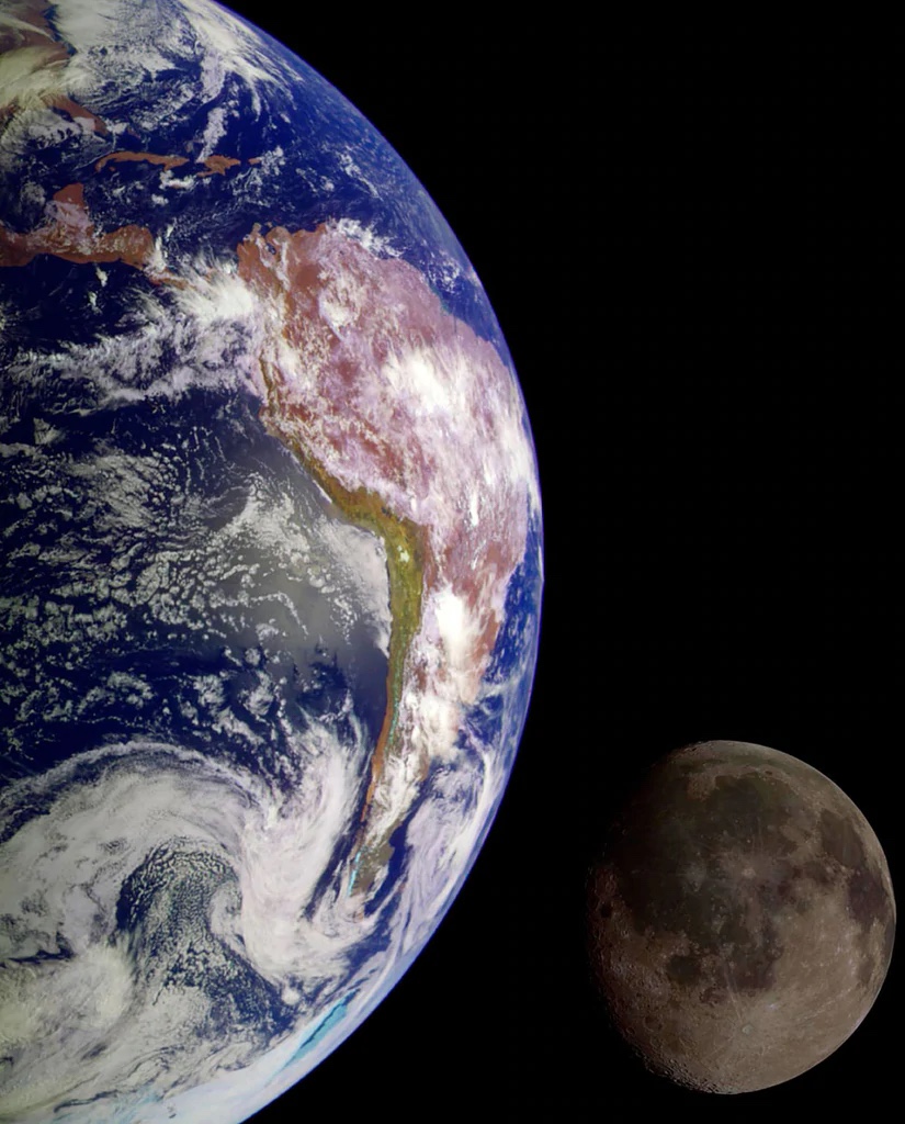 Earth and Moon II