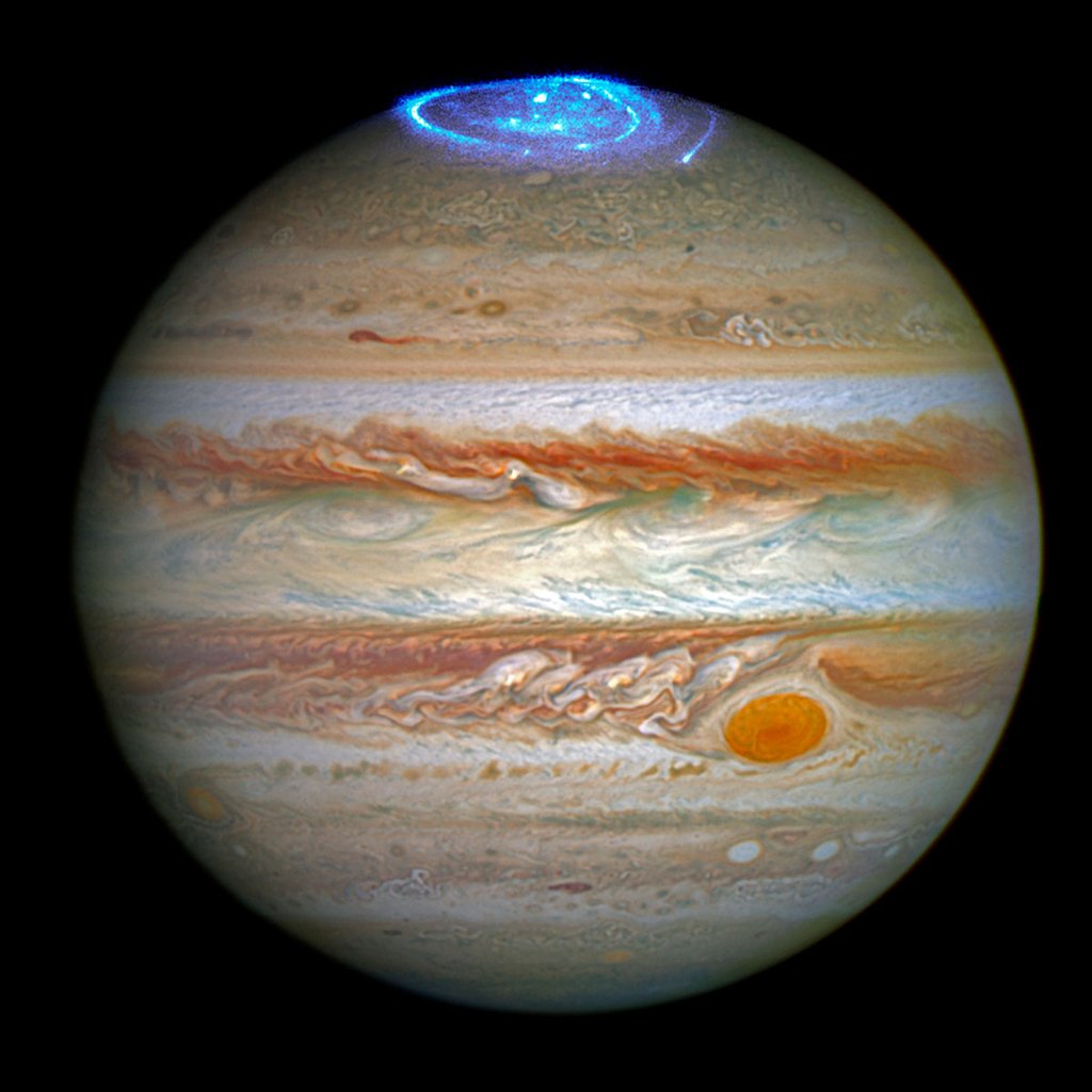 Jupiter with Auroras