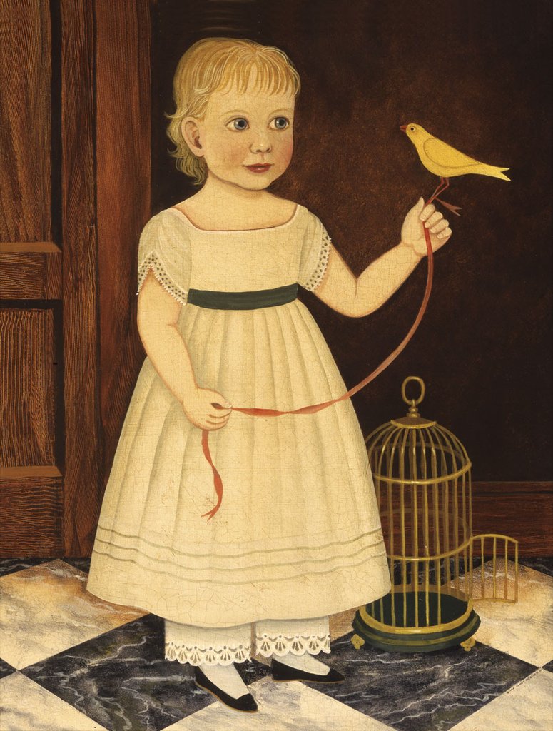Girl with Bird
