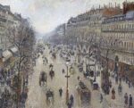 Boulevard Montmartre, Morning Cloudy Weather, 1897