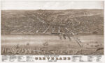 Bird's Eye View of Cleveland, Ohio, 1877