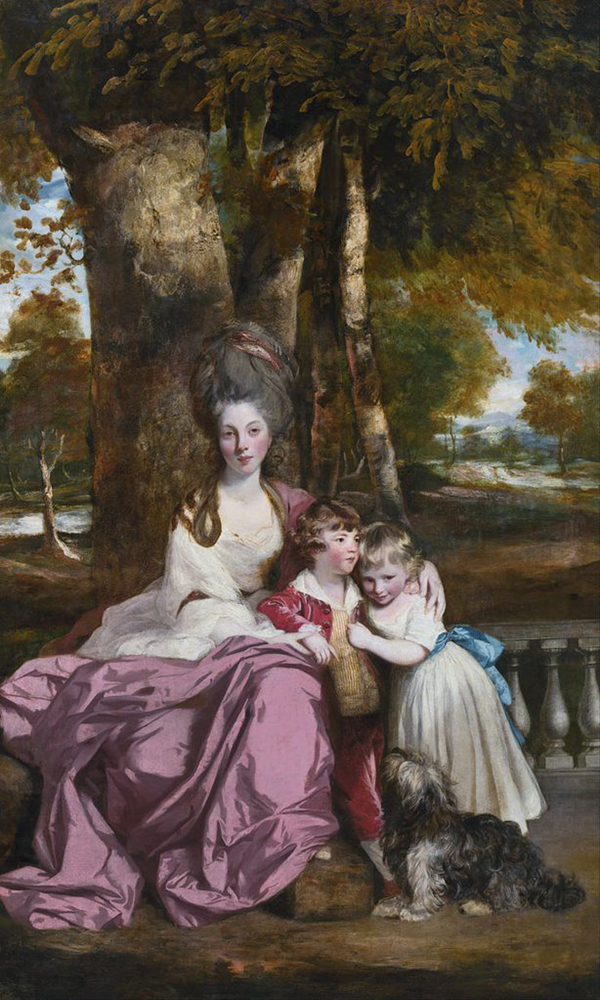 Ladt Elizabeth Delme and Her Children, 1777-1779