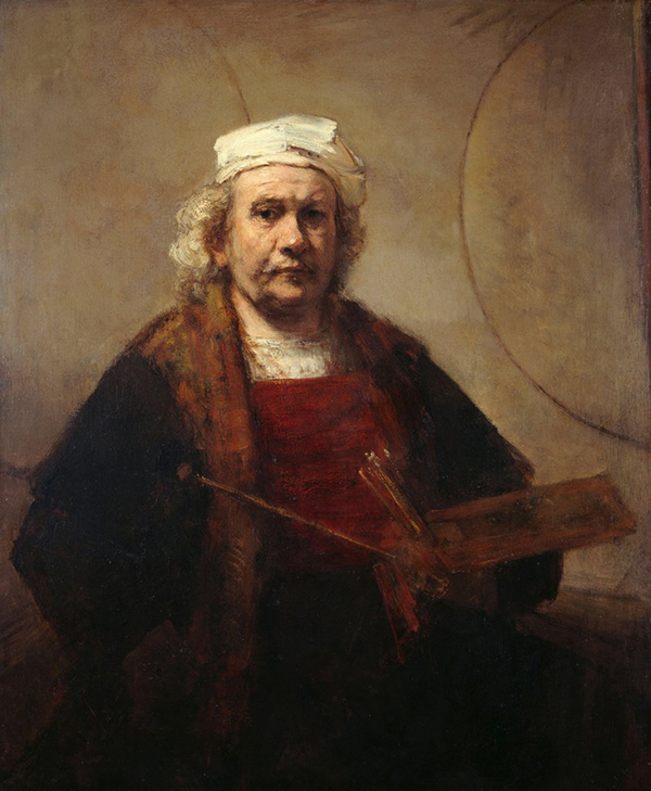 Self-Portrait with Two Circles, 1659-1665