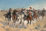 Dismounted: The Fourth Troopers Moving the Led Horses, 1890