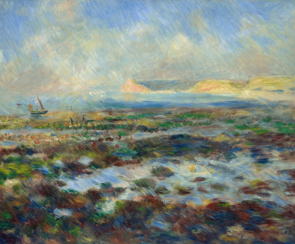 Low tide, Yport, 1883