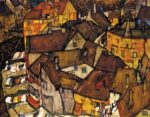 Crescent of Houses (The Small City V), 1915
