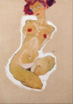 Squatting Female Nude
