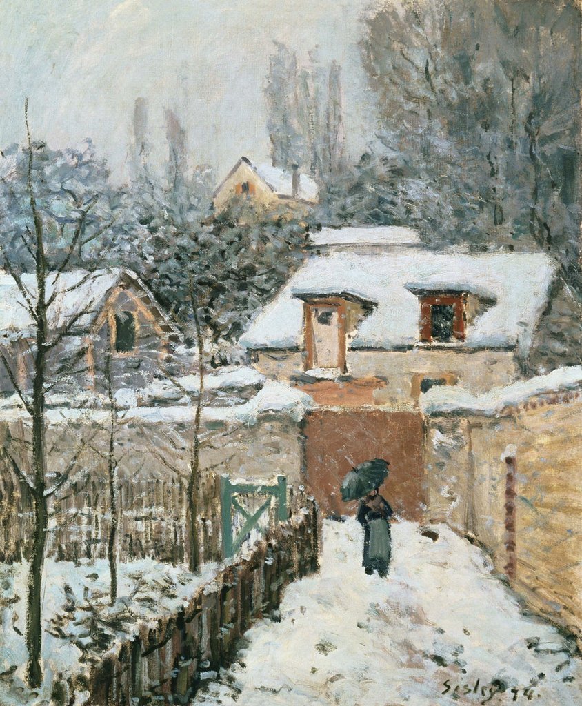 Snow At Louveciennes, 1874