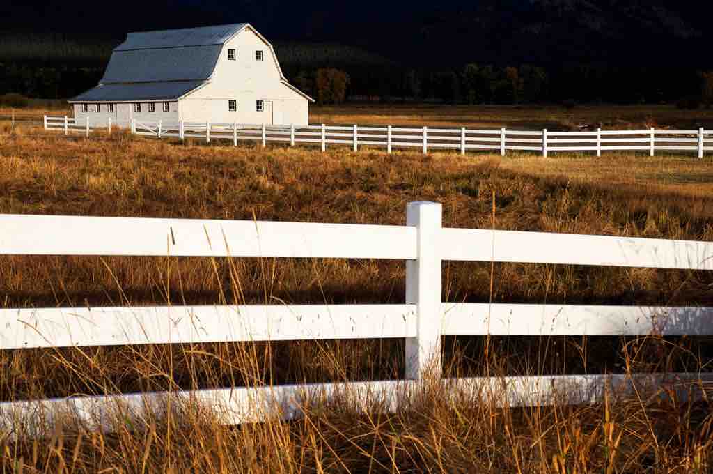 White Bitterroot Barn