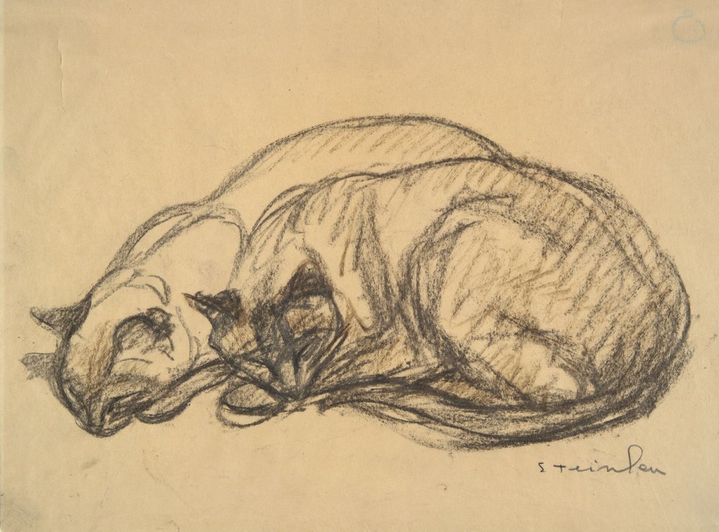 Two Cats, c. 1920