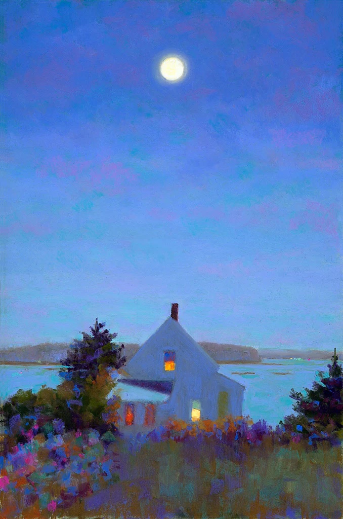 Yellow House, Full Moon