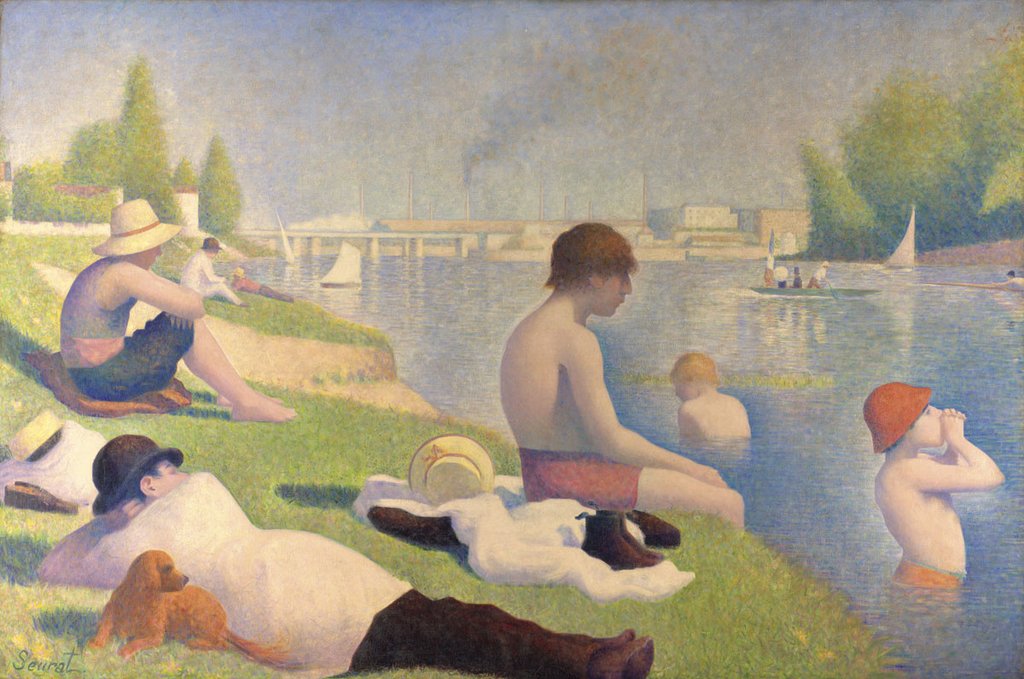 Bathers at Asnieres, 1884