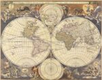 New World Map, 17th Century
