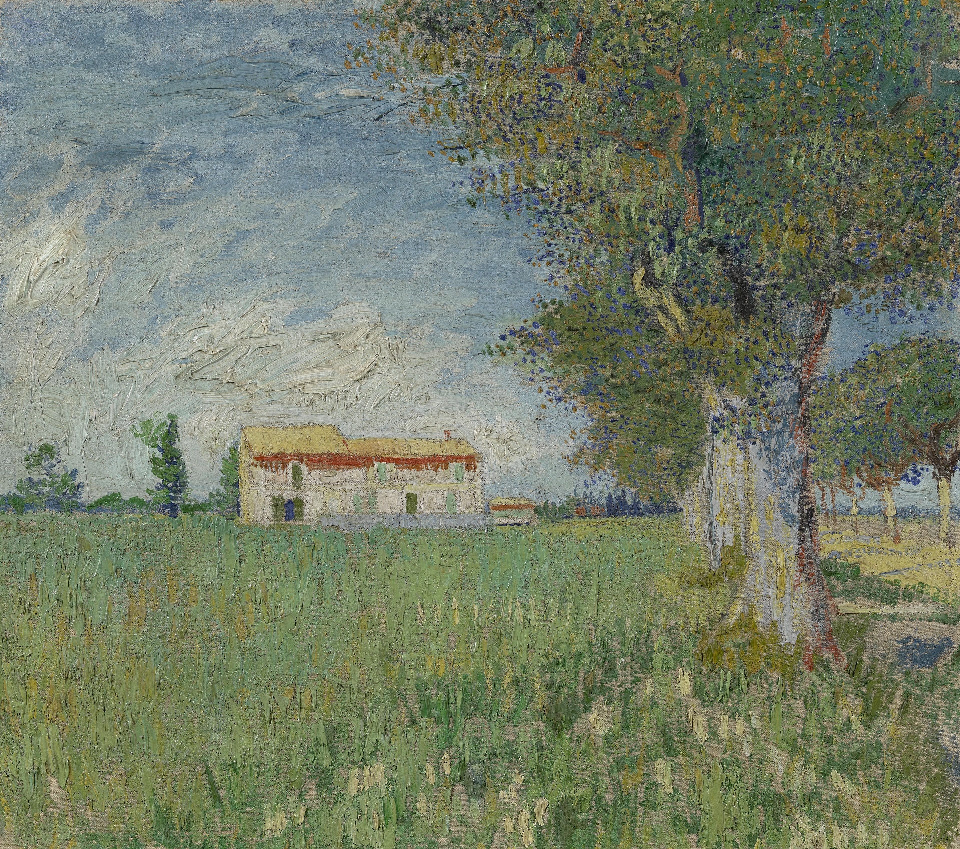 Farmhouse In a Wheat Field, 1888