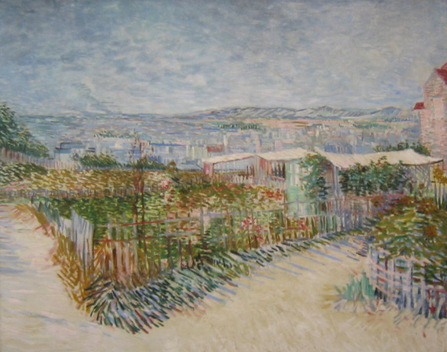 Montmartre: Behind the Moulin de la Galette, 1887