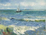 The Sea At Les Saintes-Maries-de-la-Mer, 1888