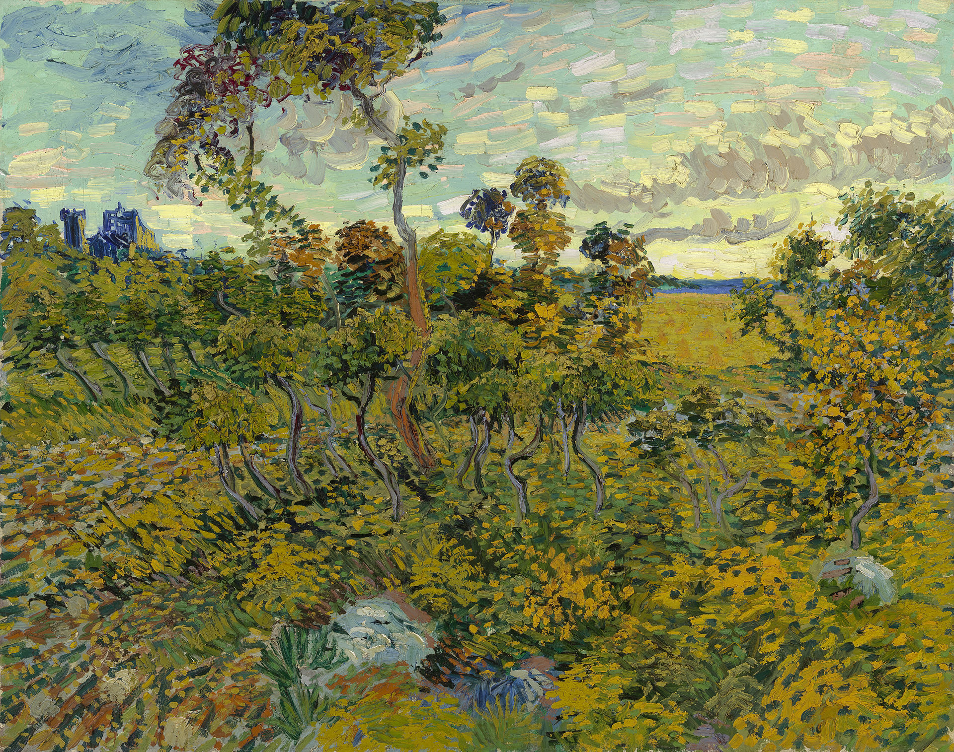 Sunset At Montmajour, 1888