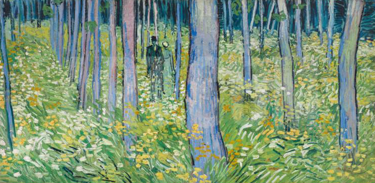 Undergrowth with Two Figures, 1890