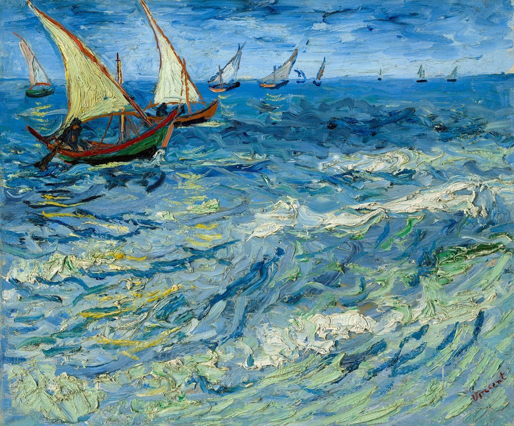 Seascape at Saintes-Maries, 1888