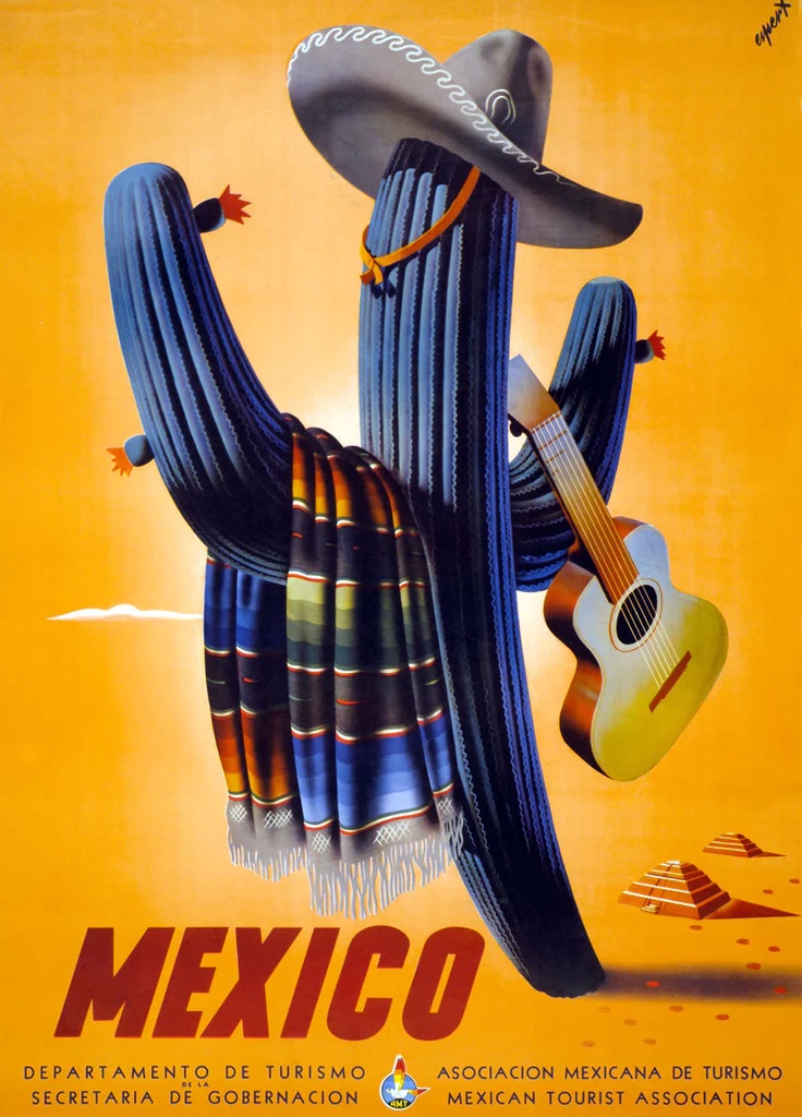 Mexico - Cactus With Guitar